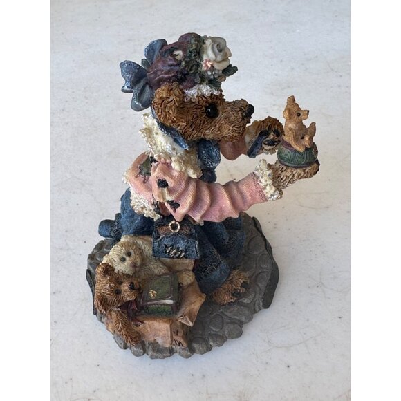 VTG 1998 The Boyds Collection Collectible Bear Trinket #227707 "The Collector" - Picture 4 of 15